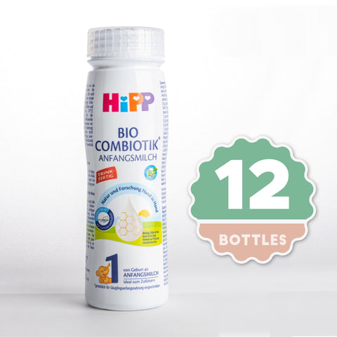 HiPP Combiotic Stage 1 Liquid Milk - 200ml * 12 bottles (Exp MAY.2024)