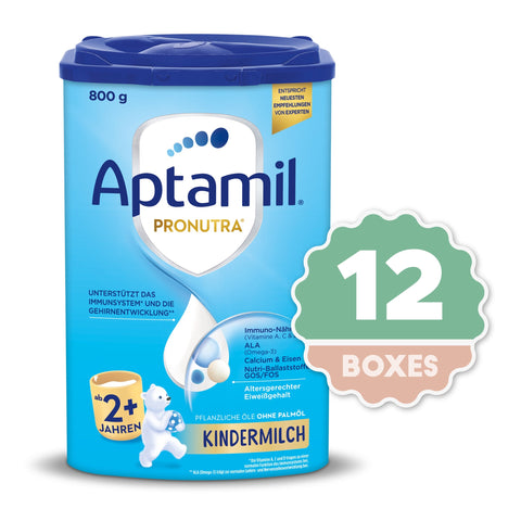 Aptamil Kindermilch 2+ milk powder - 800g ( 12 boxes )