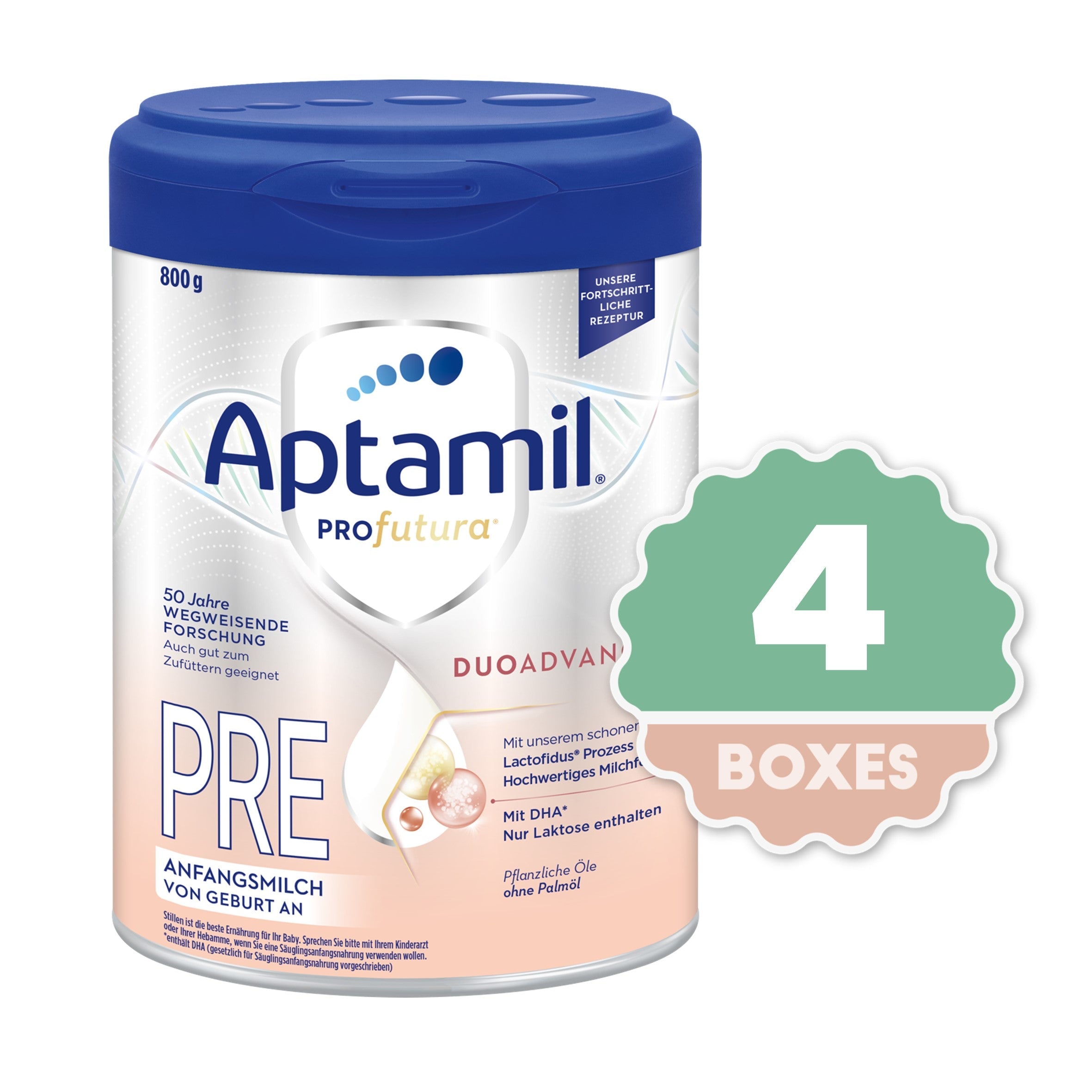 Aptamil Profutura PRE Infant Formula: 800g, 4 Boxes, Buy Now