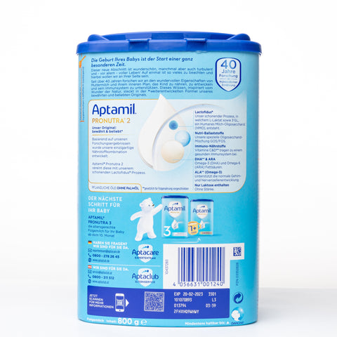 Aptamil Pronutra Advance 2 Infant Formula - 800g ( 18 Boxes )