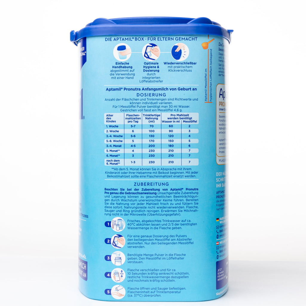 Aptamil Pronutra Advance PRE Infant Formula 800g (6 Boxes)