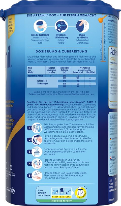 Aptamil Care 2 Infant Formula - 800g