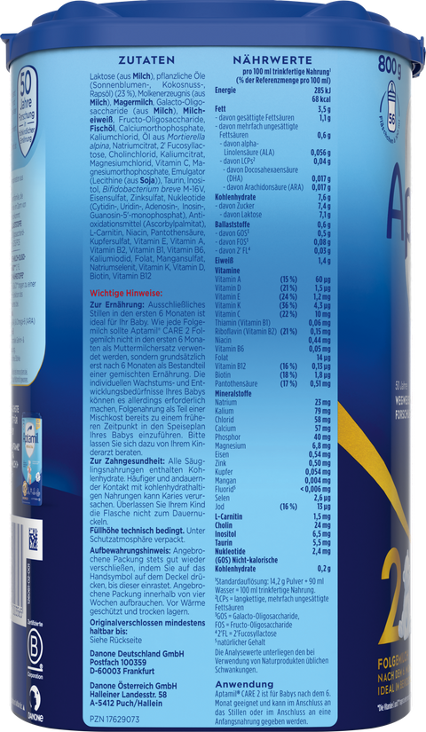 Aptamil Care 2 Infant Formula - 800g