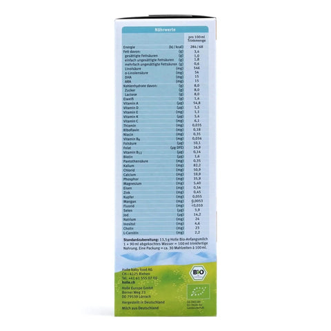 Holle Stage 1 Organic Infant Formula - 400g