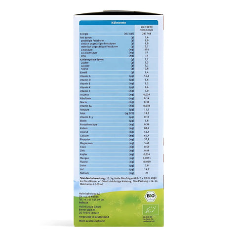 Holle Stage 2 Organic Infant Formula - 600g