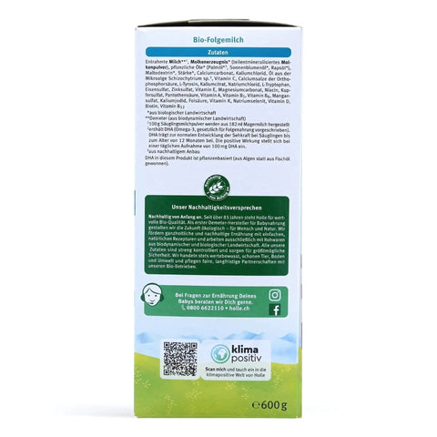 Holle Stage 2 Organic Infant Formula - 600g