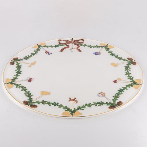 Royal Copenhagen Star Fluted Christmas Dish 32cm