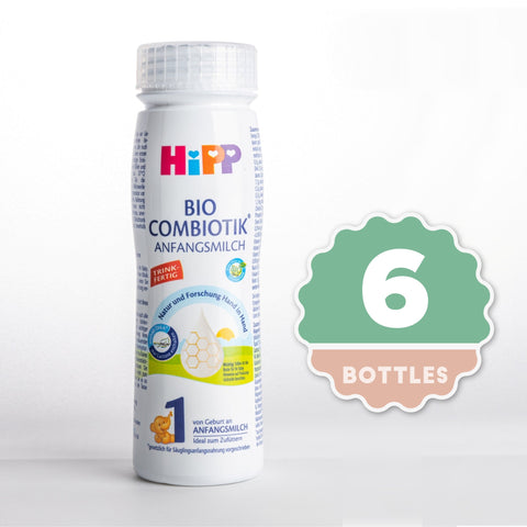 HiPP Combiotic Stage 1 Liquid Milk - 200ml * 6 bottles (Exp MAY.2024)