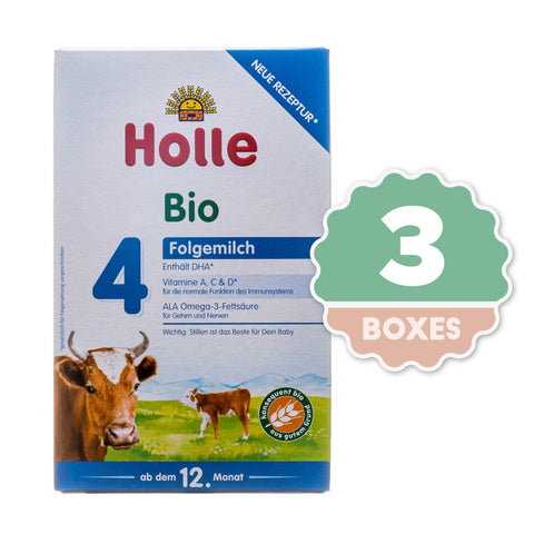 Holle Stage 4 Organic Baby Formula - 600g ( 3 Boxes )