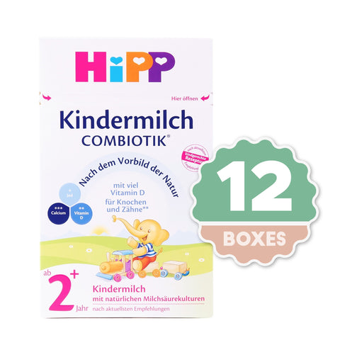 HiPP Combiotic Kindermilch 2+ Baby Formula - 600g ( 12 boxes )