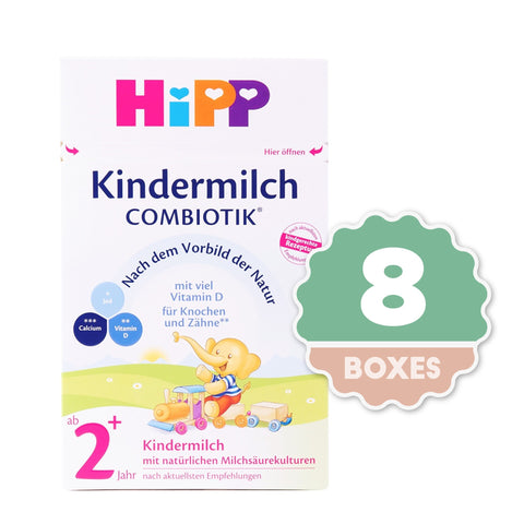 HiPP Combiotic Kindermilch 2+ Baby Formula - 600g ( 8 boxes )