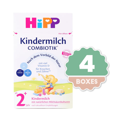 HiPP Combiotic Kindermilch 2+ Baby Formula - 600g ( 4 boxes )