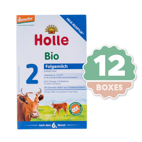 Holle Stage 2 Organic Infant Formula - 600g ( 12 Boxes )