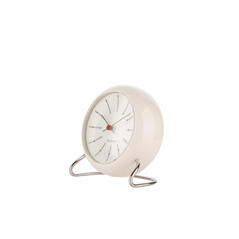 Arne Jacobsen - Table Clock - Bankers Alarm - White