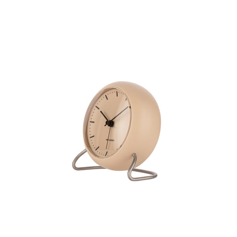 Arne Jacobsen - Table Clock - City Hall Alarm - Beige (Mat Sand)