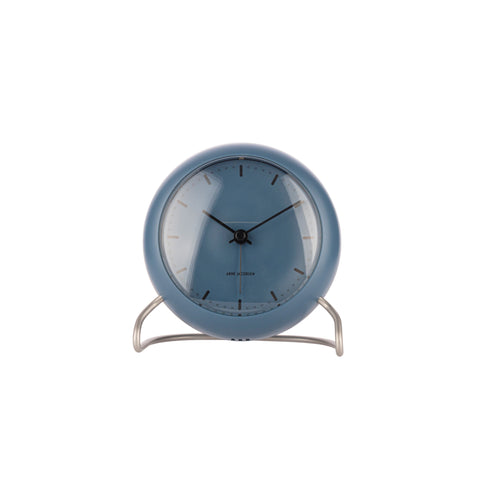 Arne Jacobsen - Table Clock - City Hall Alarm - Blue