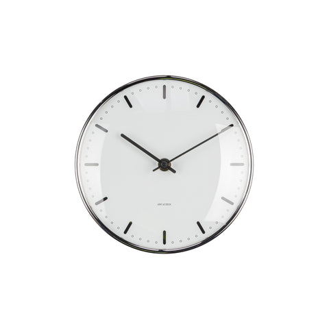 Arne Jacobsen - City Hall Wall Clock - 16 CM in White