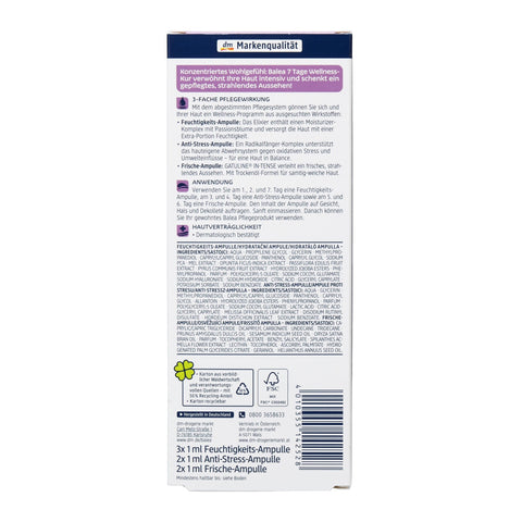 Balea - 7 TAGE Wellness Kur Ampoules, 1ml*7