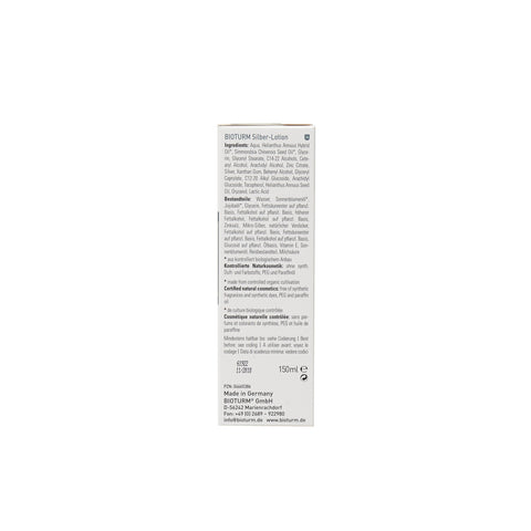 BIOTURM Silver Lotion - 150ml ( BIOTURM Silber Lotion)