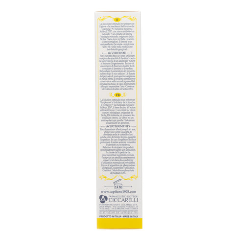 Pasta del Capitano 1905 - Toothpaste - Sicily Lemon - 75 ml