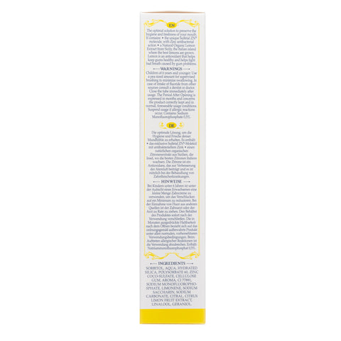 Pasta del Capitano 1905 - Toothpaste - Sicily Lemon - 75 ml