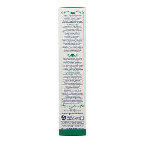 Pasta del Capitano 1905 - Toothpaste - Natural Herbs - 75 ml