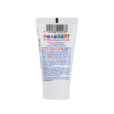 DENTINOX - nenedent® Children’s Toothpaste with Fluoride - 50 ml