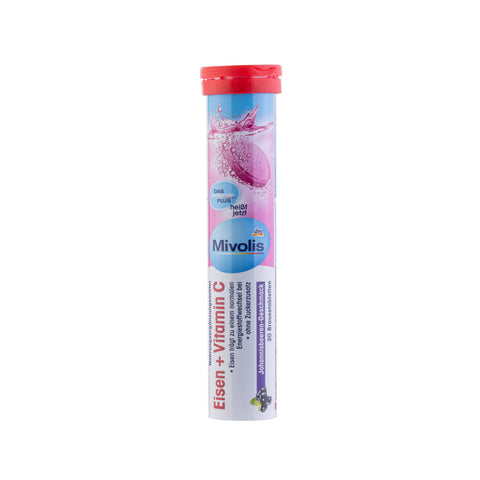 Mivolis DM Eisen & Vitamin C Effervescent Tablets, 20pc