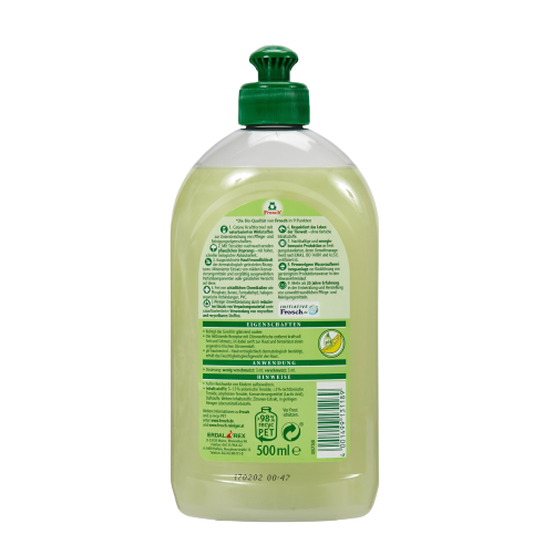 Frosch Lavavajillas a mano concentrado bálsamo limón ecológico Botella 500  ml