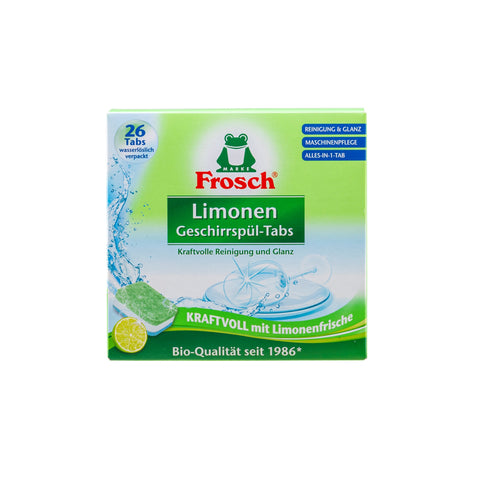 Frosch - Dishwasher Tabs - Lime - 26 Tablets