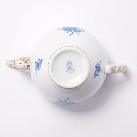 HEREND - Apponyi Blue - Teapot w. Butterfly Knob - 0.8L(27 oz)