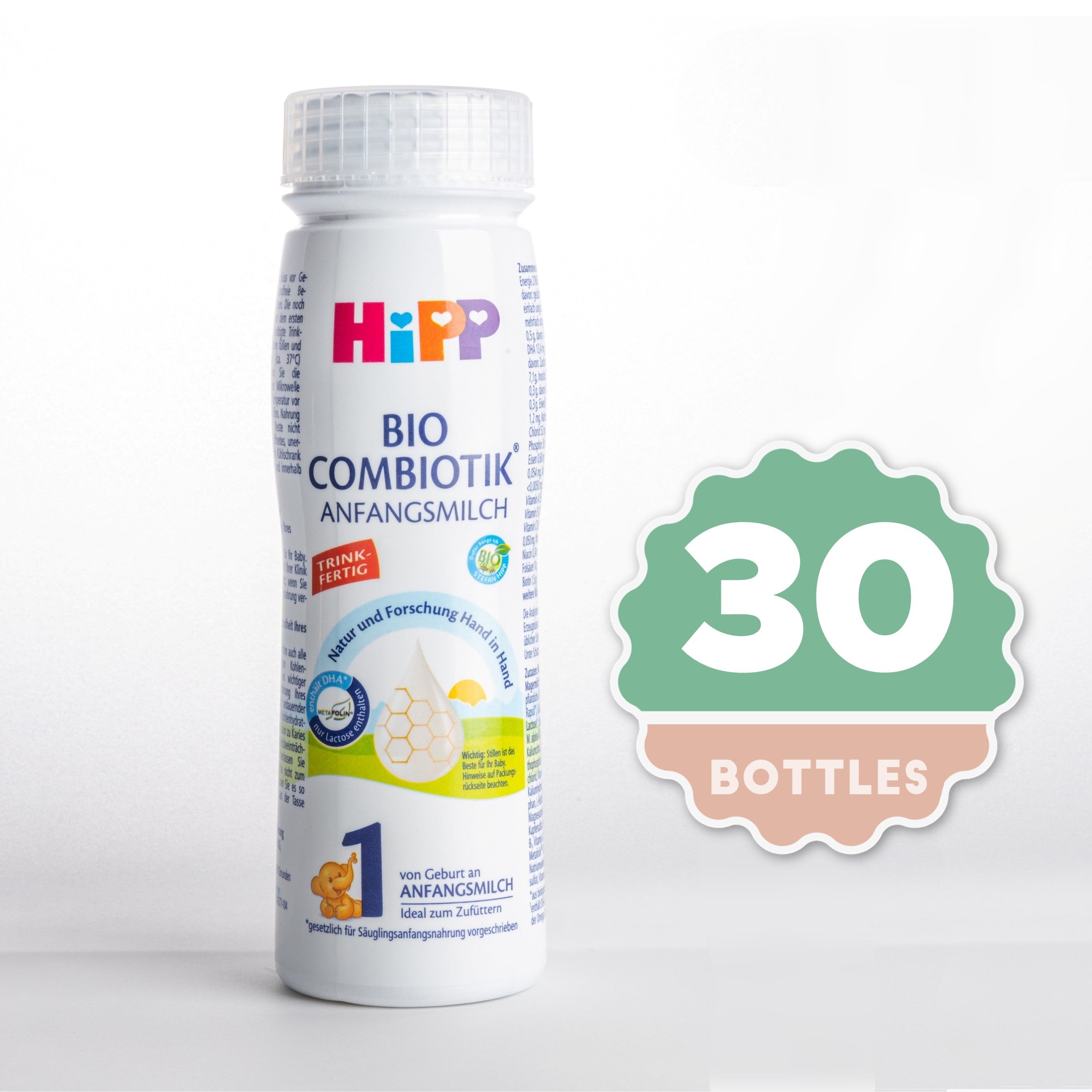 Order HiPP Combiotic Stage 1 Liquid Milk 200ml | 30 bottles