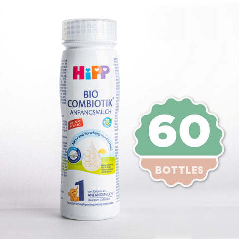 HiPP Combiotic Stage 1 Liquid Milk - 200ml * 60 bottles (Exp MAY.2024)