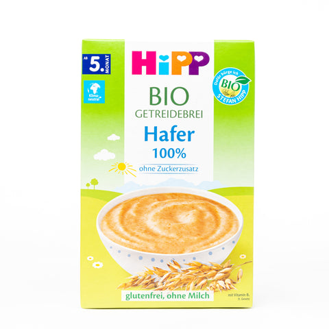 HiPP Organic Cereal - 100% Oat Porridge - 200g (1 Box)