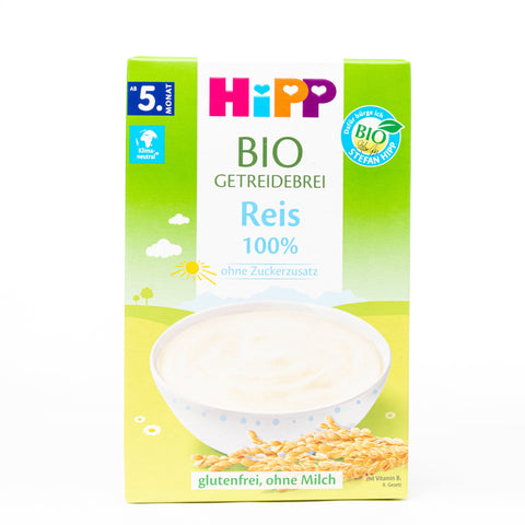HiPP Organic Cereal - 100% Rice Porridge - 200g (1 Box)