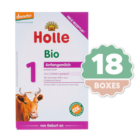Holle Stage 1 Organic Infant Formula - 400g ( 18 Boxes )