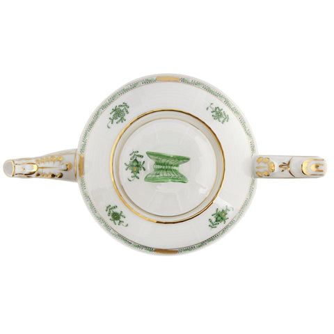 HEREND - Apponyi Green - Teapot w. Butterfly Knob - 0.8L (27 oz)