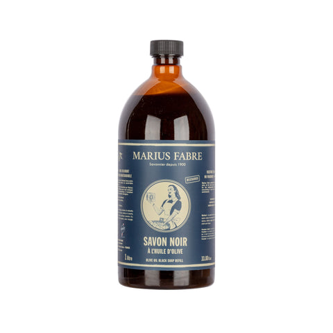 Marius Fabre - Black Soap - Olive Oil Liquid Black Soap - 1L