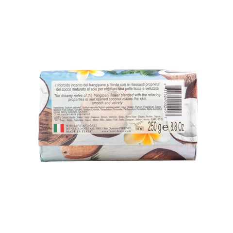 Nesti Dante - PARADISO TROPICALE St. Barth's Coconut & Frangipani Soap 250g