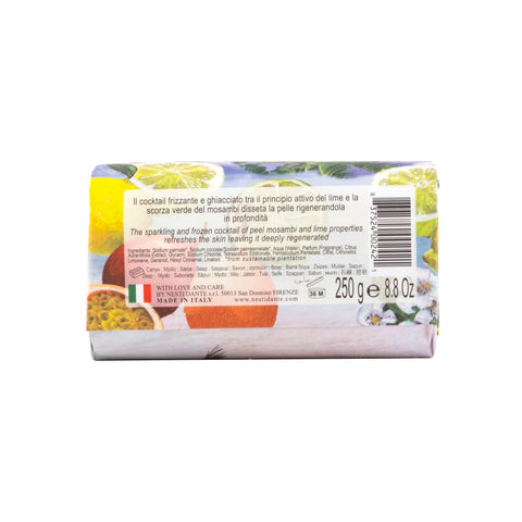 Nesti Dante - PARADISO TROPICALE Tahitian Lime & Mosambi Peel Bar Soap 250g