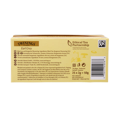 Twinings Earl Grey - 25 tea bags ( 50g )