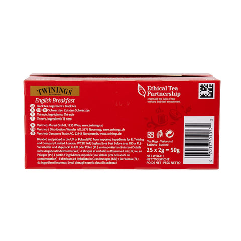 Twinings - English Breakfast - 25 Tea Bags ( 50g )