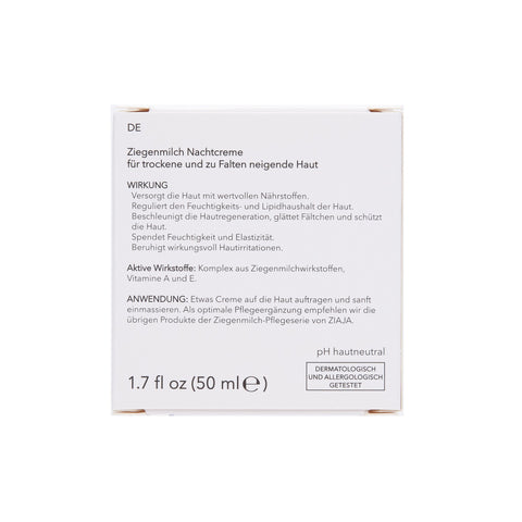 Ziaja Goat's Milk Night Cream - 50ml
