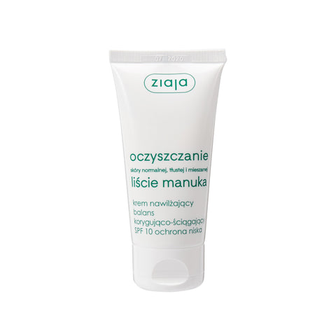 Ziaja Manuka Tree Purifiying Normalising Day Cream SPF 10 - 50ml