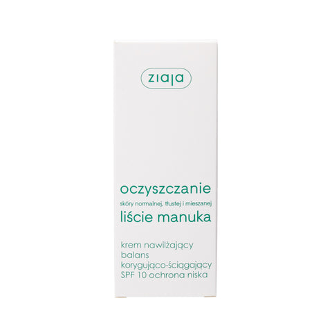 Ziaja Manuka Tree Purifiying Normalising Day Cream SPF 10 - 50ml