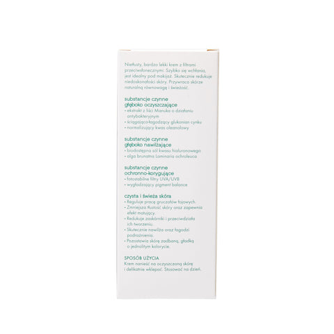Ziaja Manuka Tree Purifiying Normalising Day Cream SPF 10 - 50ml