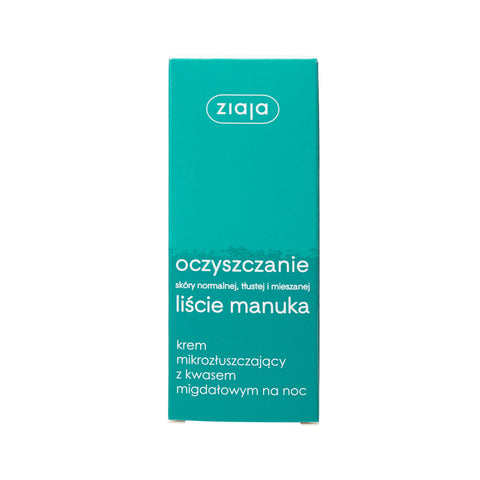 Ziaja Manuka Tree Purifiying Exfoliating Night Cream - 50ml