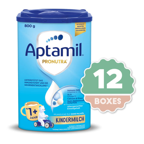 Aptamil Kindermilch 1+ milk powder - 800g ( 12 boxes )