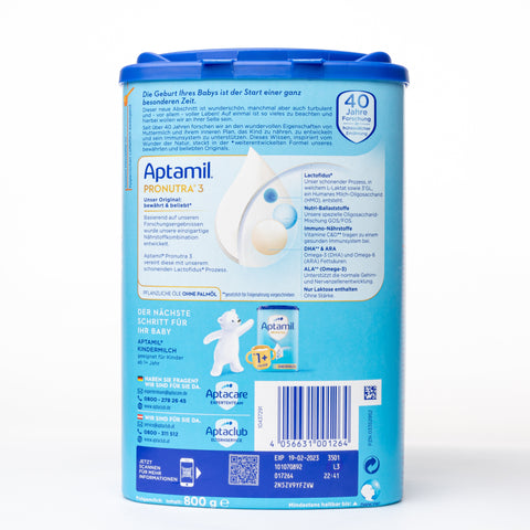 Aptamil Pronutra Advance 3 Infant Formula - 800g (12 Boxes)