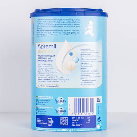 Aptamil Kindermilch 2+ milk powder - 800g ( 18 boxes )